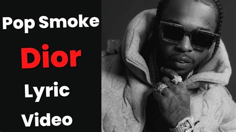 paroles de pop smoke dior|pop smoke the repar songs.